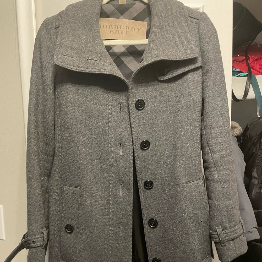 Burberry dress coat. Great condition. Size 2